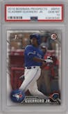 Vladimir Guerrero Jr. from the 2016 Bowman set graded by PSA and given an overall grade of 10.