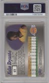 Kobe Bryant from the 1999-00 Fleer Mystique set graded by PSA and given an overall grade of 8.