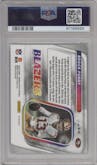 Brock Purdy from the 2022 Panini Donruss Optic set graded by PSA and given an overall grade of 9.