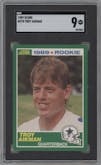Troy Aikman from the 1989 Score set graded by SGC and given an overall grade of 9.