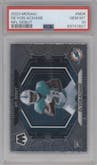 De'Von Achane from the 2023 Panini Mosaic set graded by PSA and given an overall grade of 10.