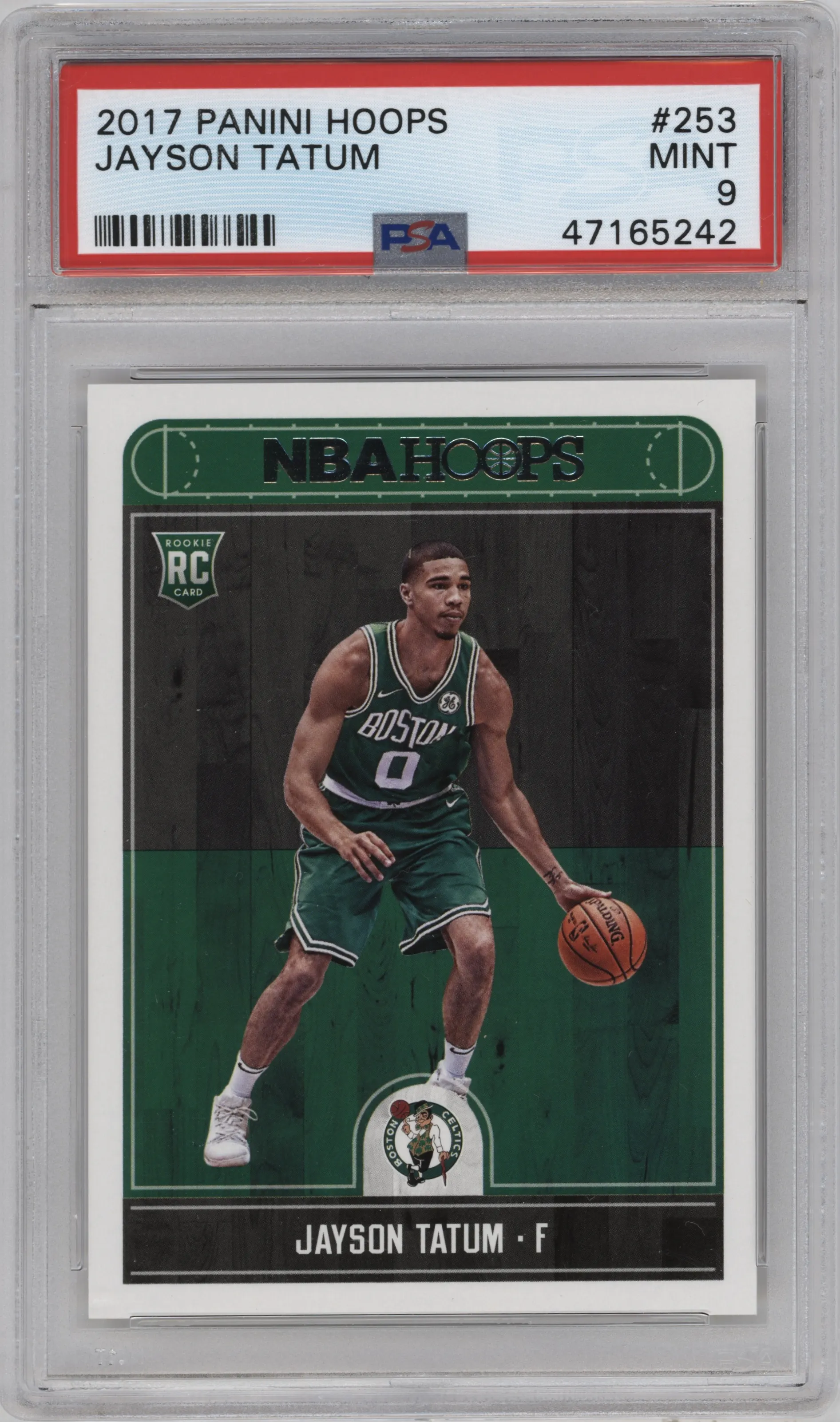 2017 Panini NBA Hoops Jayson Tatum #253 PSA 9