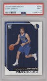 Luka Doncic from the 2018-19 Panini NBA Hoops  set graded by PSA and given an overall grade of 9.