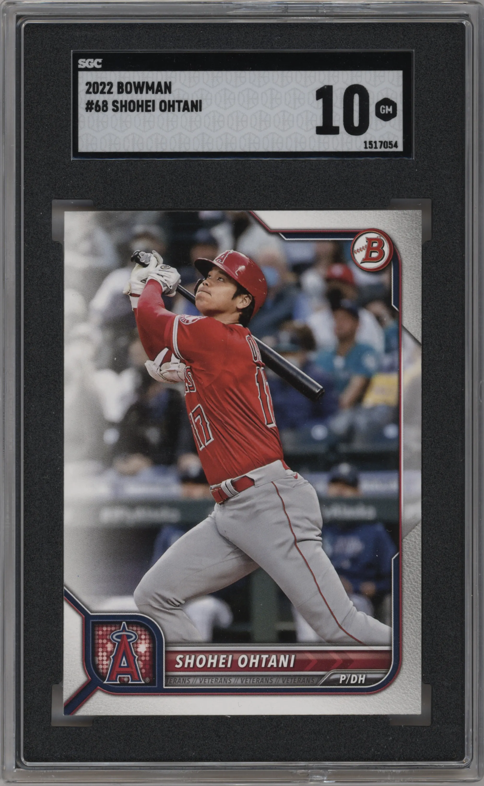 2022 Bowman Shohei Ohtani #68 SGC 10
