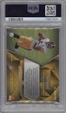 R. Joshua Dobbs from the 2017 Panini Spectra set featuring a Gold parallel graded by PSA and given an overall grade of 9.