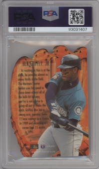 Ken Griffey Jr. from the 1994 Flair set graded by PSA and given an overall grade of 10.