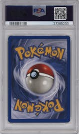 Shining Mewtwo from the 2002 Pokemon Neo Genesis set graded by PSA and given an overall grade of 10.