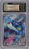 Wiglett from the 2023 Pokemon SV JPN set graded by CSG and given an overall grade of 10.