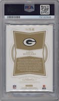 Aaron Rodgers from the 2018 Panini Flawless set featuring a Sapphire parallel graded by PSA and given an overall grade of 10.