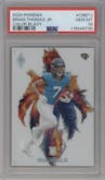 Brian Thomas Jr. from the 2024 Panini Phoenix set graded by PSA and given an overall grade of 10.