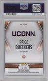 Paige Bueckers from the 2024 Panini Instant NIL set graded by PSA and given an overall grade of 10.
