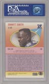 		 											Emmitt Smith from the 1990 Fleer Update set graded by PSA and given an overall grade of 10.