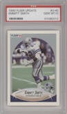 		 											Emmitt Smith from the 1990 Fleer Update set graded by PSA and given an overall grade of 10.