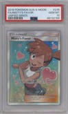 Misty's Favor from the 2019 Pokemon S&M  set graded by PSA and given an overall grade of 10.