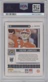 Trevor Lawrence from the 2021 Panini Luminance set graded by PSA and given an overall grade of 9.