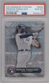Spencer Torkelson  from the 2022 Bowman Sterling set featuring a Refractor parallel graded by PSA and given an overall grade of 10.