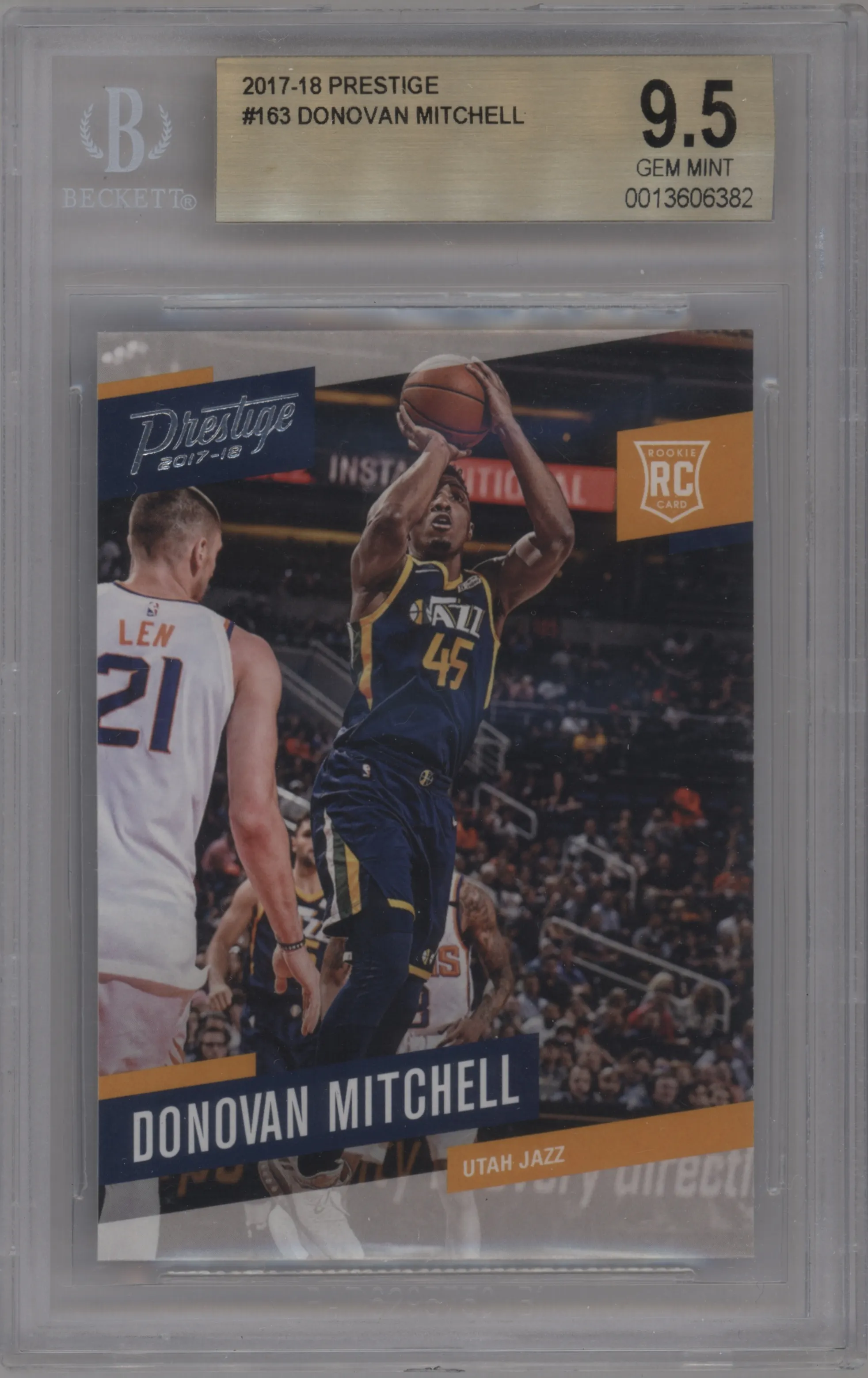 2017 Panini Prestige Donovan Mitchell BGS 9.5