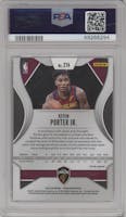 Kevin Porter Jr. from the 2019-20 Panini Prizm set featuring a Ruby Wave parallel graded by PSA and given an overall grade of 10.