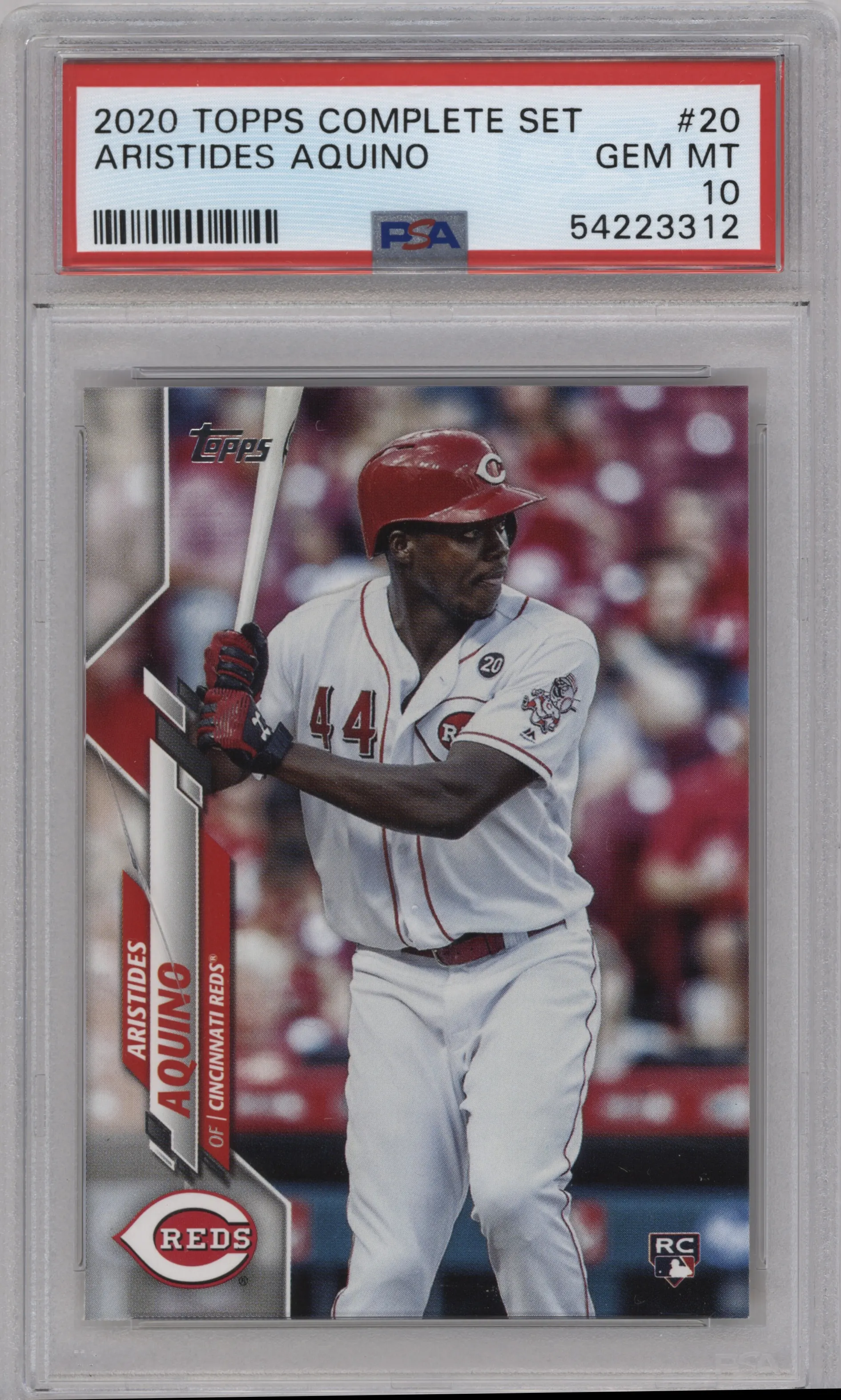2020 Topps Complete Set Aristides Aquino PSA 10