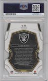 Zamir White from the 2022 Panini Select set featuring a Die-Cut Zebra parallel graded by PSA and given an overall grade of 10.