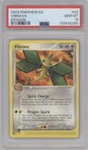 Vibrava from the 2003 Pokemon EX set graded by PSA and given an overall grade of 10.