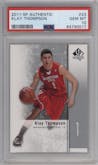 Klay Thompson from the 2011-12 SP Authentic set graded by PSA and given an overall grade of 10.