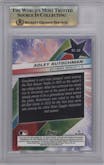 Adley Rutschman from the 2024 Topps Cosmic Chrome set featuring a Black Eclipse Refractor parallel graded by Beckett and given an overall grade of 10.