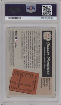 Gunnar Henderson  from the 2024 Bowman's Best set graded by PSA and given an overall grade of 10.