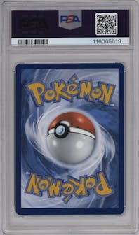 Pikachu with Grey Felt Hat from the 2023 Pokemon SV set featuring a Pokemon x Van Gogh parallel graded by PSA and given an overall grade of 10.