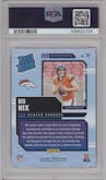 Bo Nix from the 2024 Donruss set graded by PSA and given an overall grade of 10.