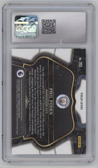Phil Foden from the 2022-23 Panini Select Premier League set graded by CSG and given an overall grade of 10.