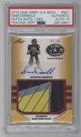 Sam Darnold from the 2015 Leaf Army All-American Bowl set featuring a Red parallel graded by PSA.