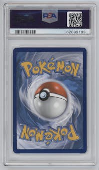 Grimmsnarl V from the 2021 Pokemon SWSH set graded by PSA and given an overall grade of 10.