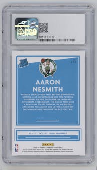 Aaron Nesmith from the 2020-21 Panini Donruss set featuring a Green  Laser parallel graded by CSG and given an overall grade of 9.