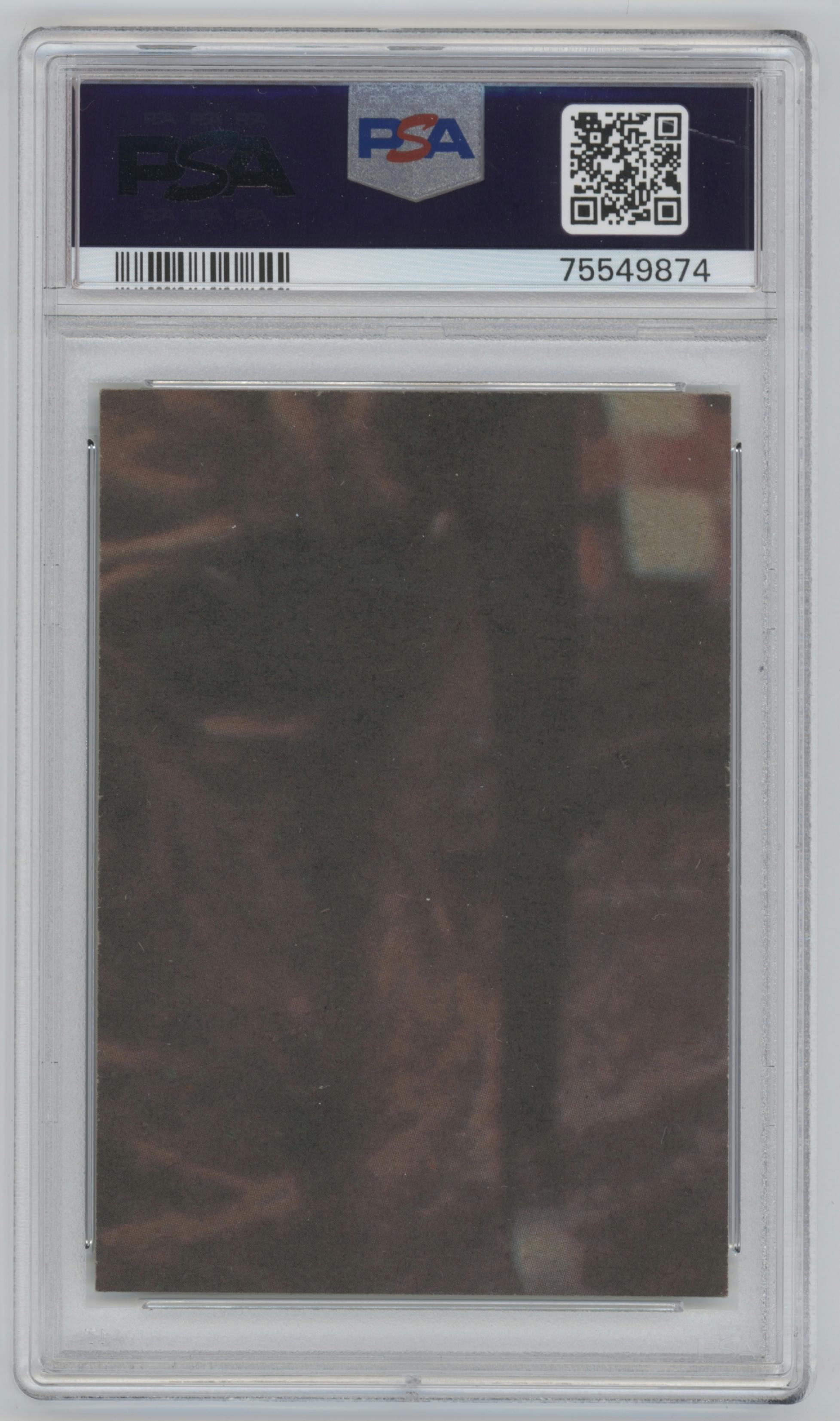 C-3P0 from the 1977 Topps Star Wars set graded by PSA and given an overall grade of 8.