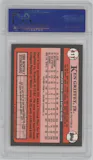 Ken Griffey, Jr. from the 1989 Topps Traded set graded by PSA and given an overall grade of 10.