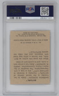 Batgirl from the 1978 Taystee DC Super Heroes Stickers set graded by PSA and given an overall grade of 8.