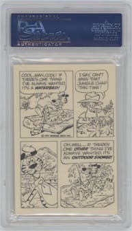 Cool Cat from the 1974 Warner Bros. set graded by PSA and given an overall grade of 8.