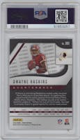Dwayne Haskins from the 2019 Panini Prizm set graded by PSA and given an overall grade of 10.