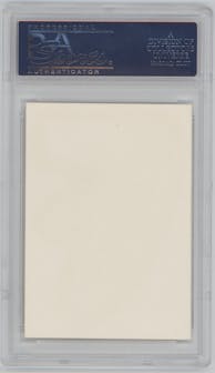 The Human Torch from the 1976 Topps Marvel Super Heroes Stickers set graded by PSA and given an overall grade of 9.