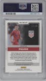 Christian Pulisic from the 2019-20 Panini Obsidian set graded by PSA and given an overall grade of 9.